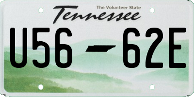 TN license plate U5662E