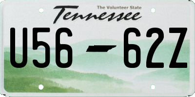 TN license plate U5662Z