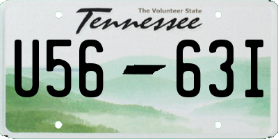 TN license plate U5663I