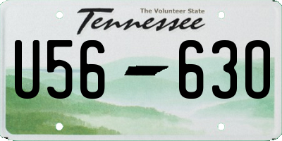TN license plate U5663O