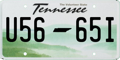 TN license plate U5665I