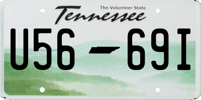 TN license plate U5669I