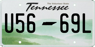 TN license plate U5669L