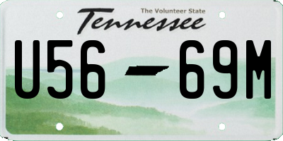 TN license plate U5669M