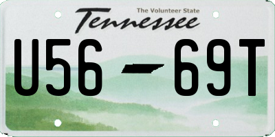 TN license plate U5669T