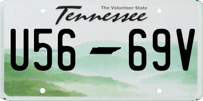 TN license plate U5669V