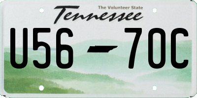 TN license plate U5670C