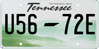 TN license plate U5672E