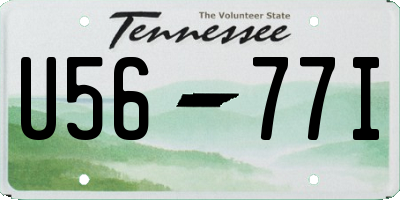 TN license plate U5677I