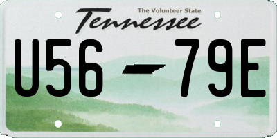 TN license plate U5679E