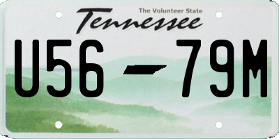 TN license plate U5679M