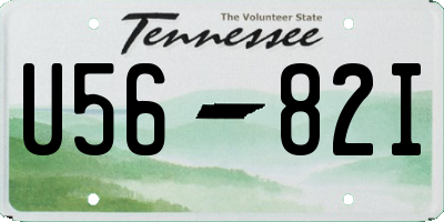 TN license plate U5682I