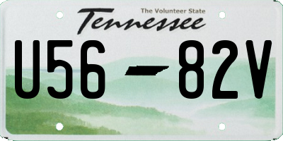 TN license plate U5682V