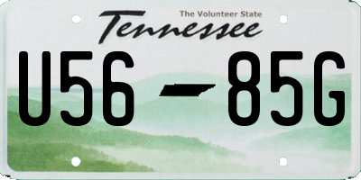 TN license plate U5685G