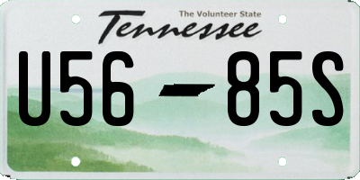 TN license plate U5685S