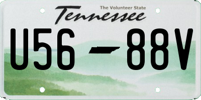 TN license plate U5688V