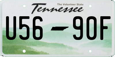 TN license plate U5690F