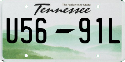 TN license plate U5691L