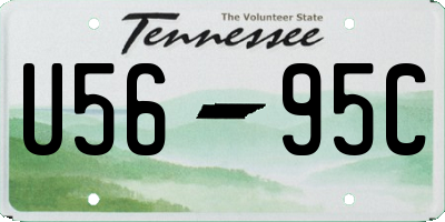 TN license plate U5695C