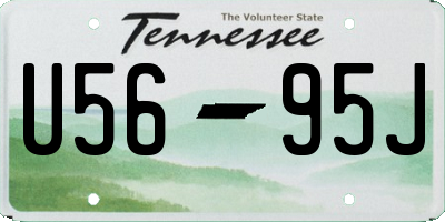 TN license plate U5695J