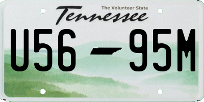 TN license plate U5695M