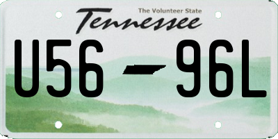 TN license plate U5696L