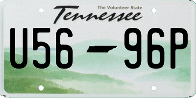 TN license plate U5696P