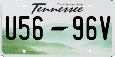 TN license plate U5696V