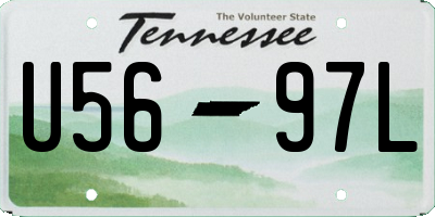 TN license plate U5697L