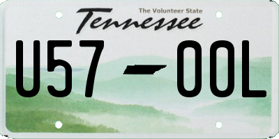 TN license plate U5700L