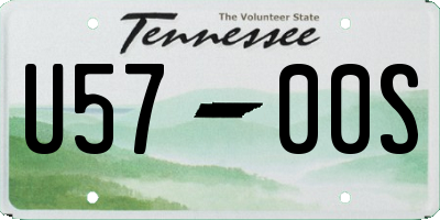 TN license plate U5700S