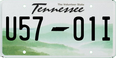 TN license plate U5701I
