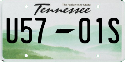 TN license plate U5701S
