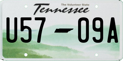 TN license plate U5709A