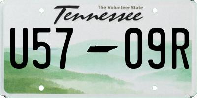 TN license plate U5709R