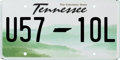 TN license plate U5710L