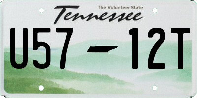 TN license plate U5712T