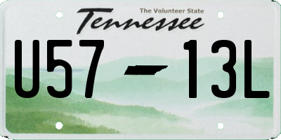 TN license plate U5713L