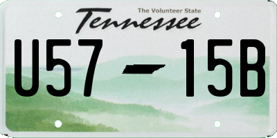 TN license plate U5715B