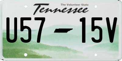 TN license plate U5715V