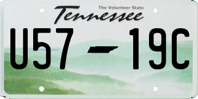 TN license plate U5719C