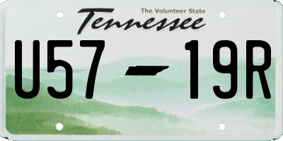 TN license plate U5719R