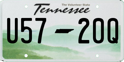 TN license plate U5720Q