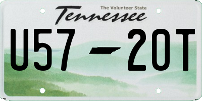 TN license plate U5720T