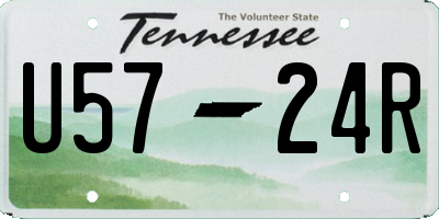 TN license plate U5724R