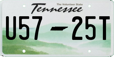 TN license plate U5725T