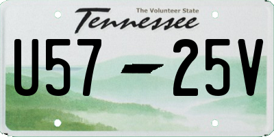 TN license plate U5725V