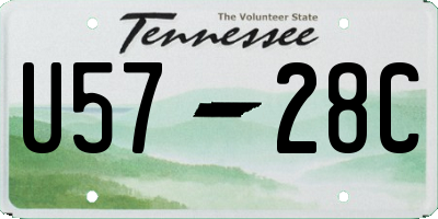 TN license plate U5728C