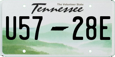 TN license plate U5728E
