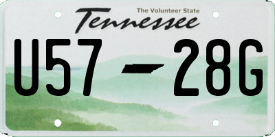 TN license plate U5728G
